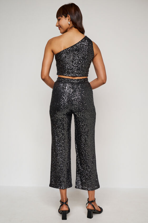 Black Self Design Slim set, Black, image 4