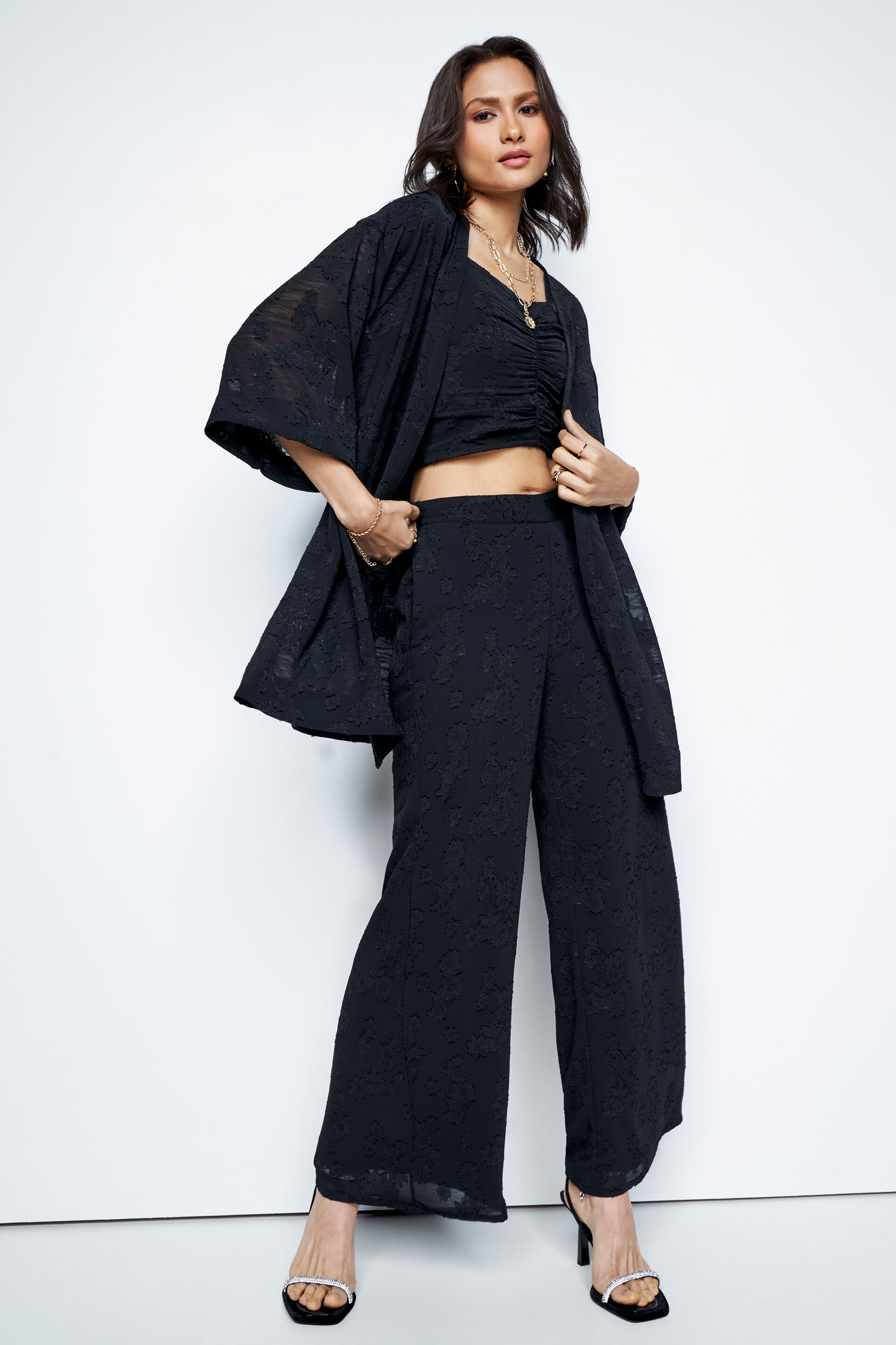 Space Black Co-ords Set, Black, image 3