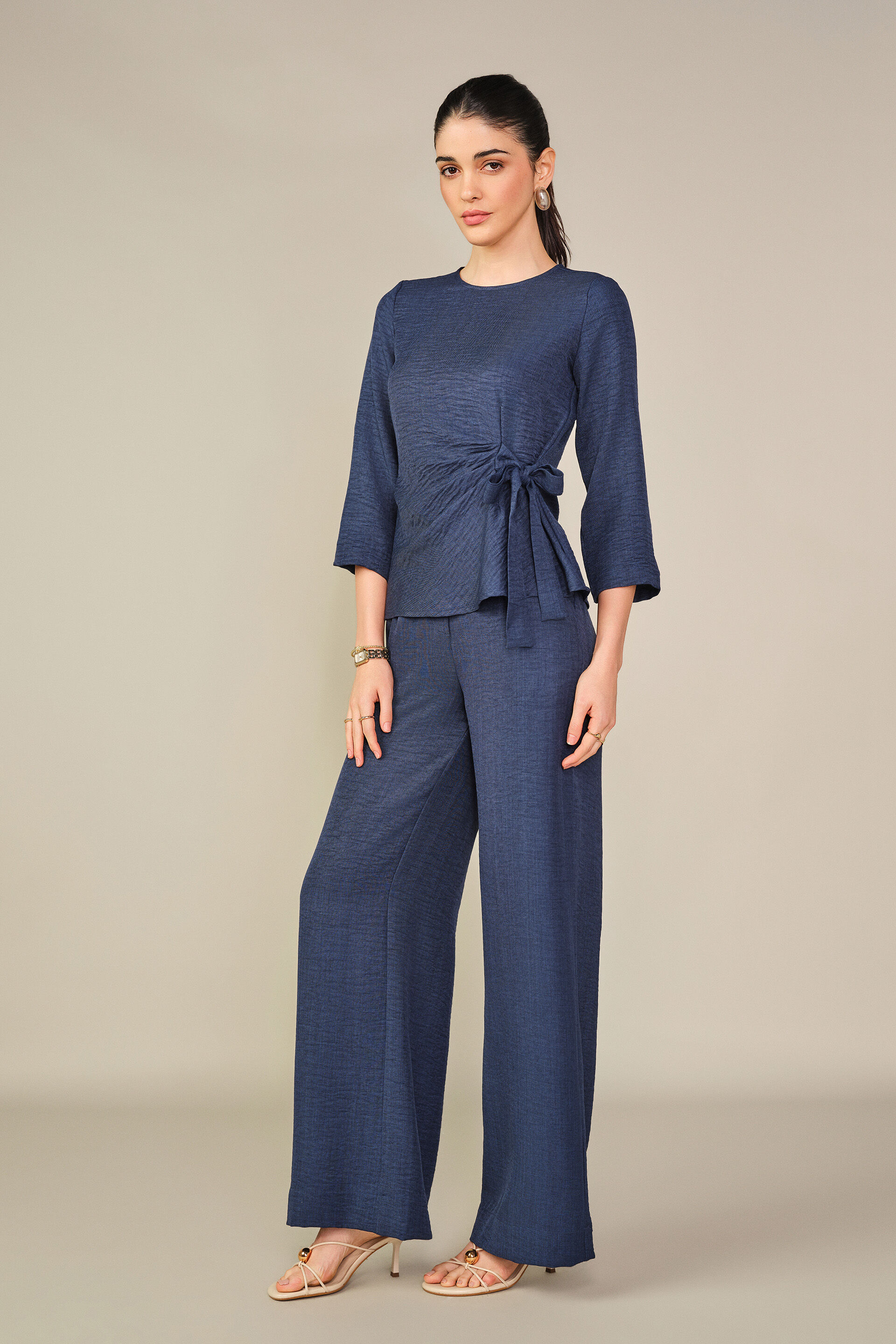Relaxed Co-ord in Navy, Blue, image 5