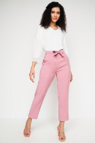 Pink Solid Straight Bottom, Pink, image 1