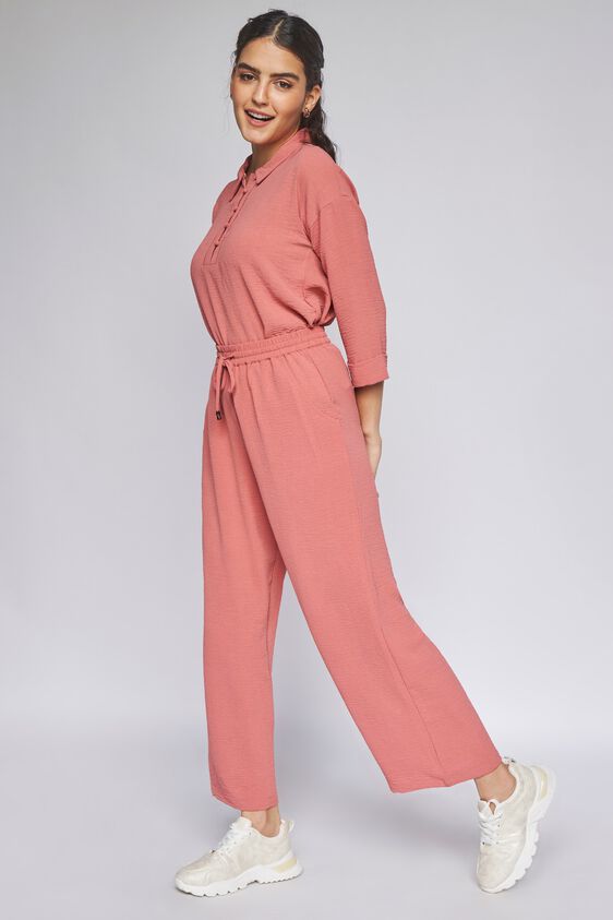 3 - Peach Solid Straight Set, image 4