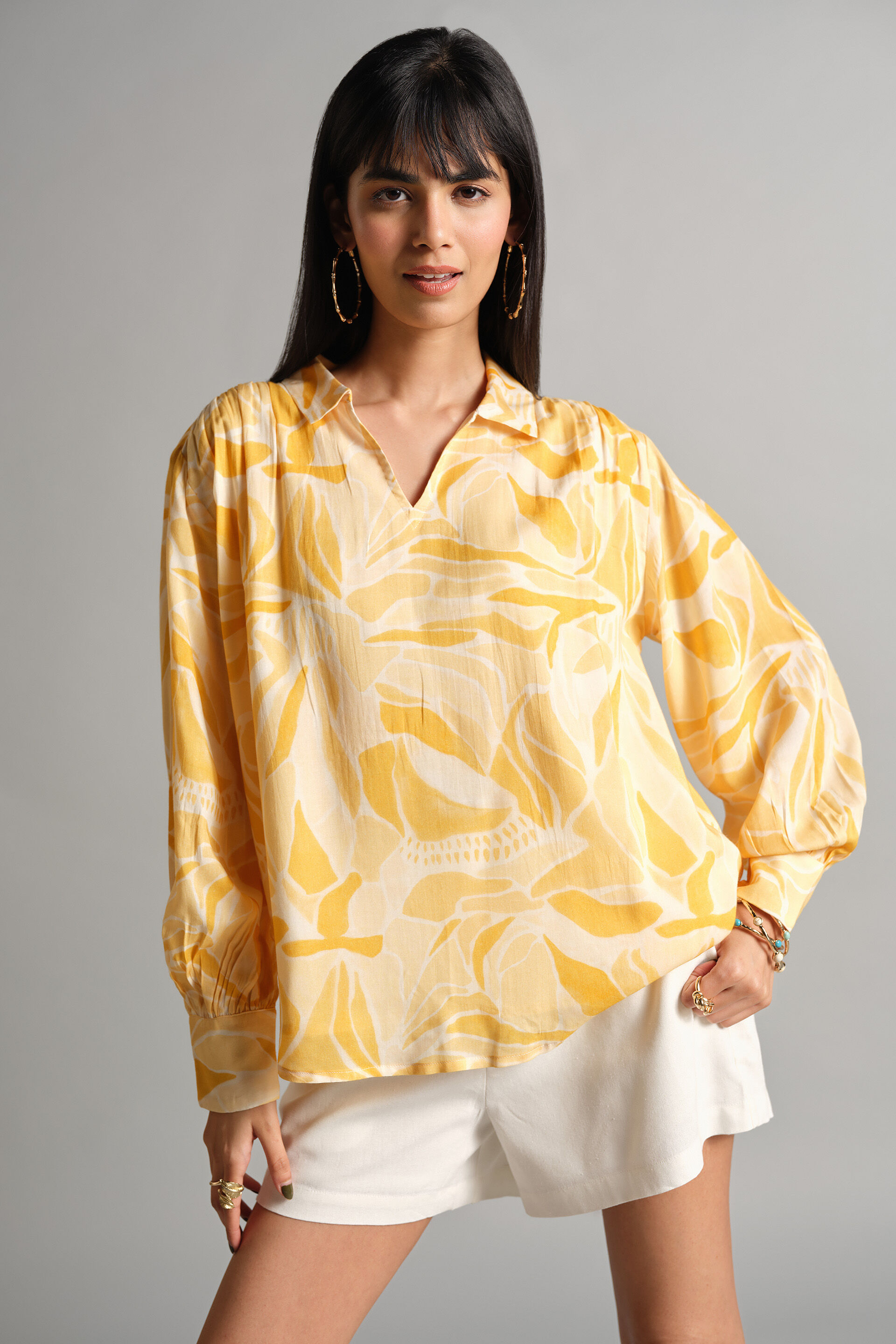 Life Of The Abstract Top, Yellow, image 1