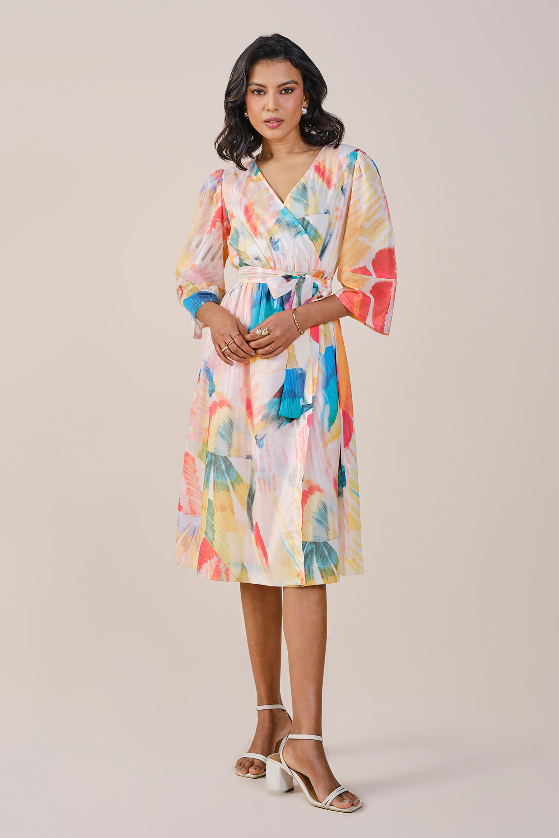 Caroline Dress, Pink, image 1