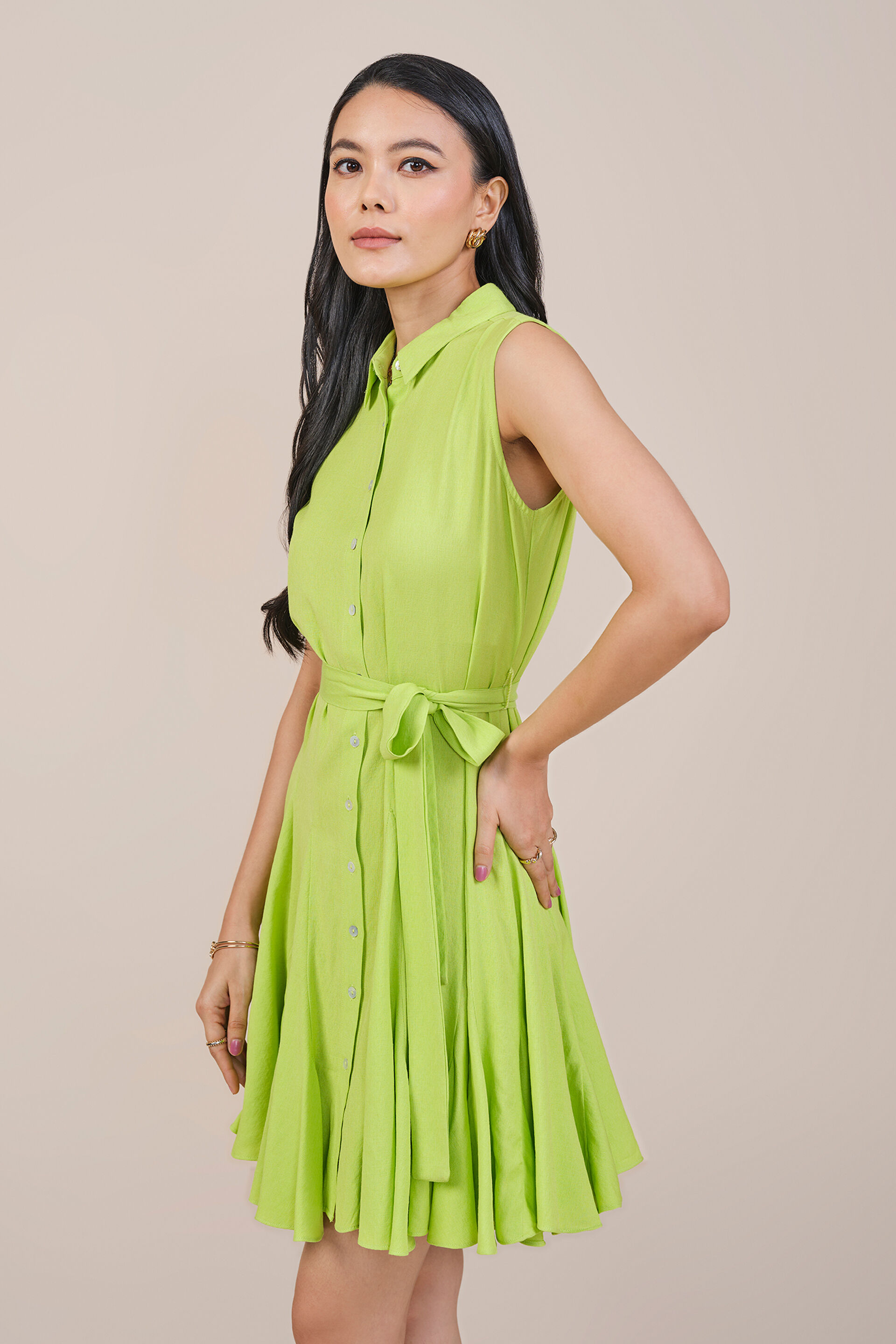 Time to Lime Dress, Lime Green, image 7