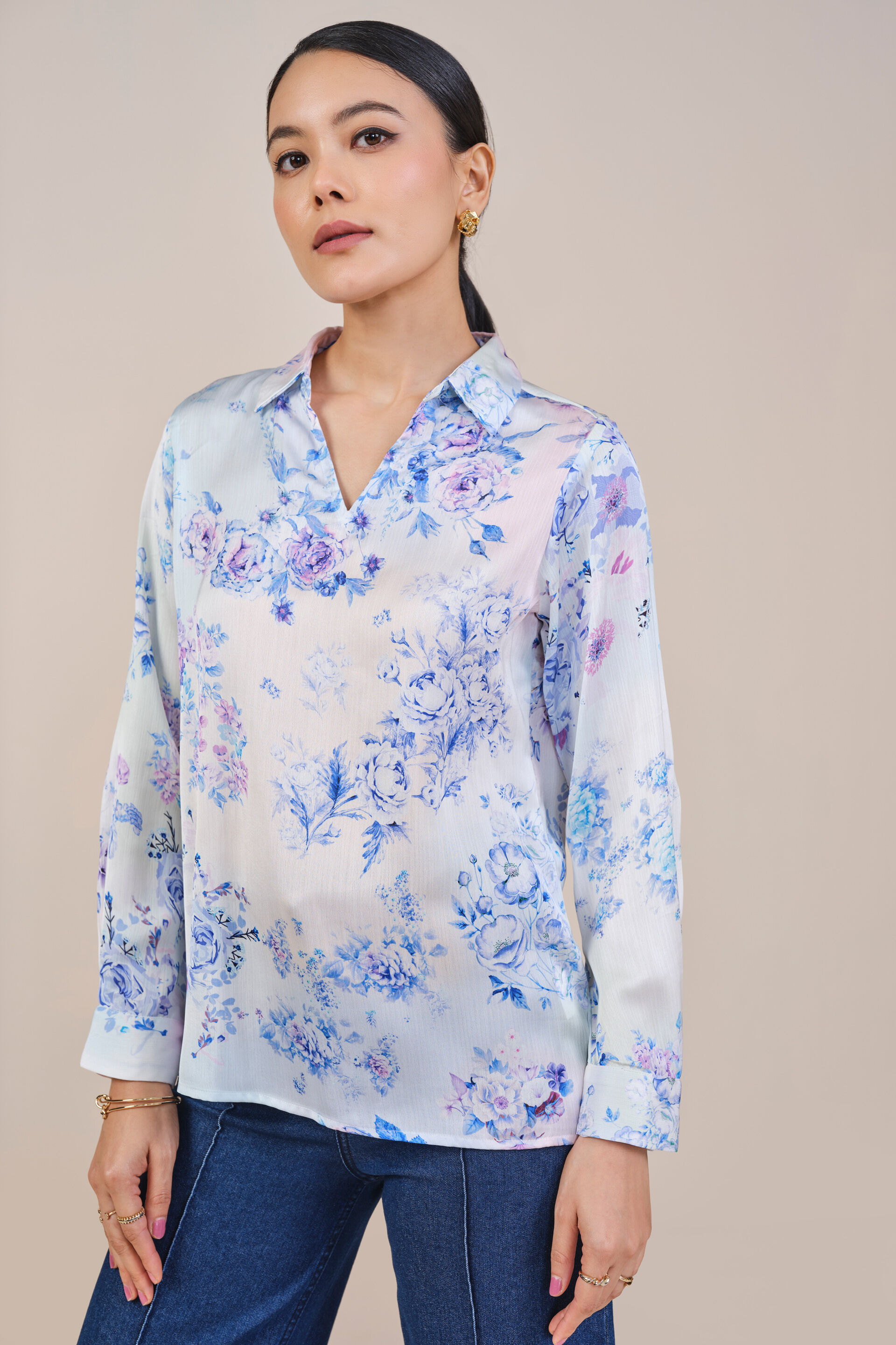 Pastel Hues Top, Blue, image 3