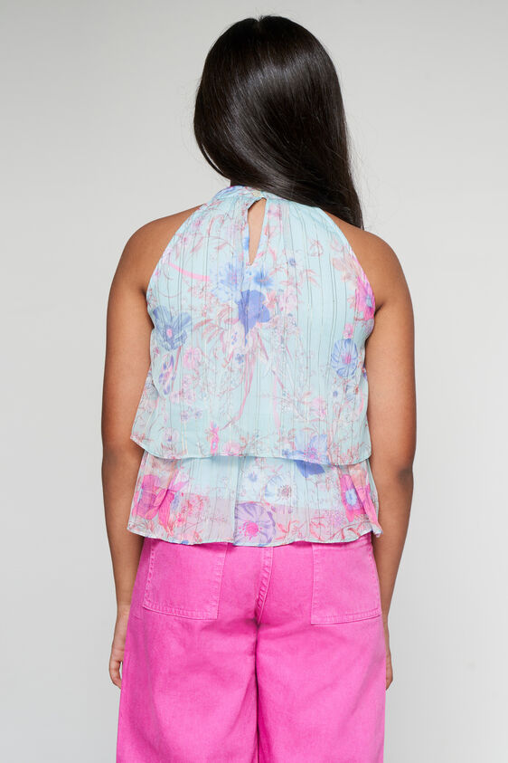 Multi Solid Flared Top, Multi Color, image 5