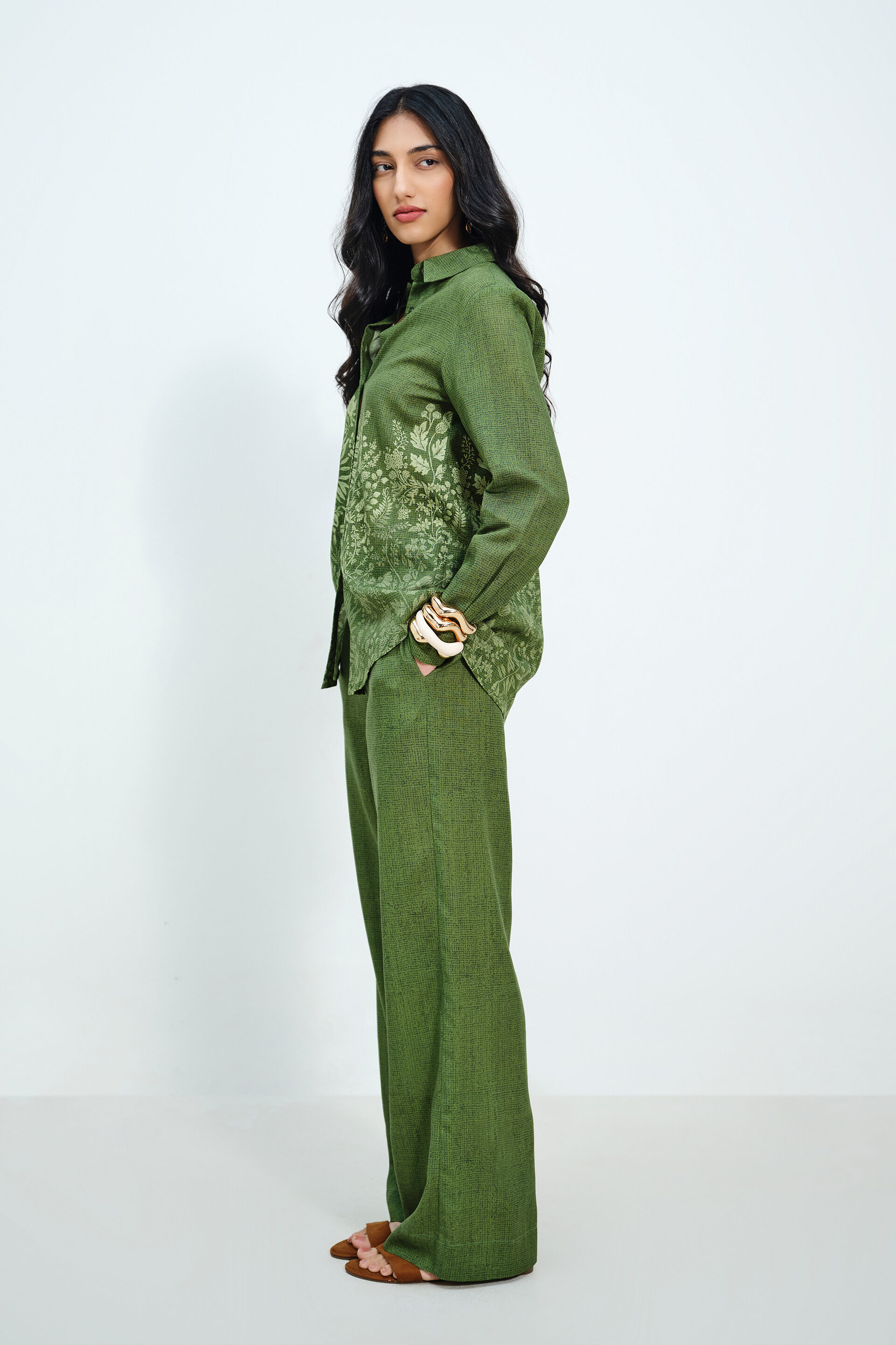 Meadow Muse Co-ord Set, Green, image 4