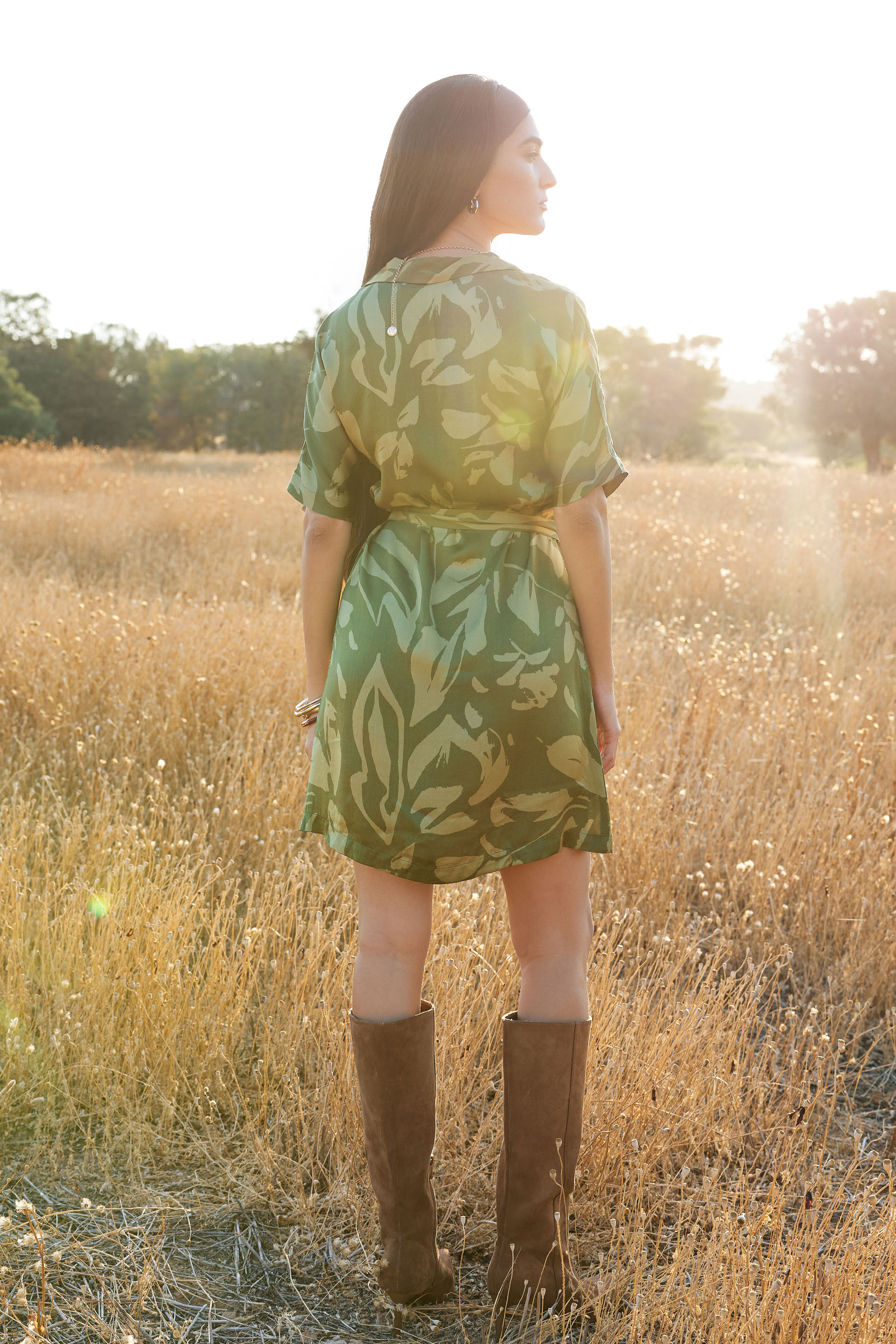 Wilde Modal Dress, Olive, image 5