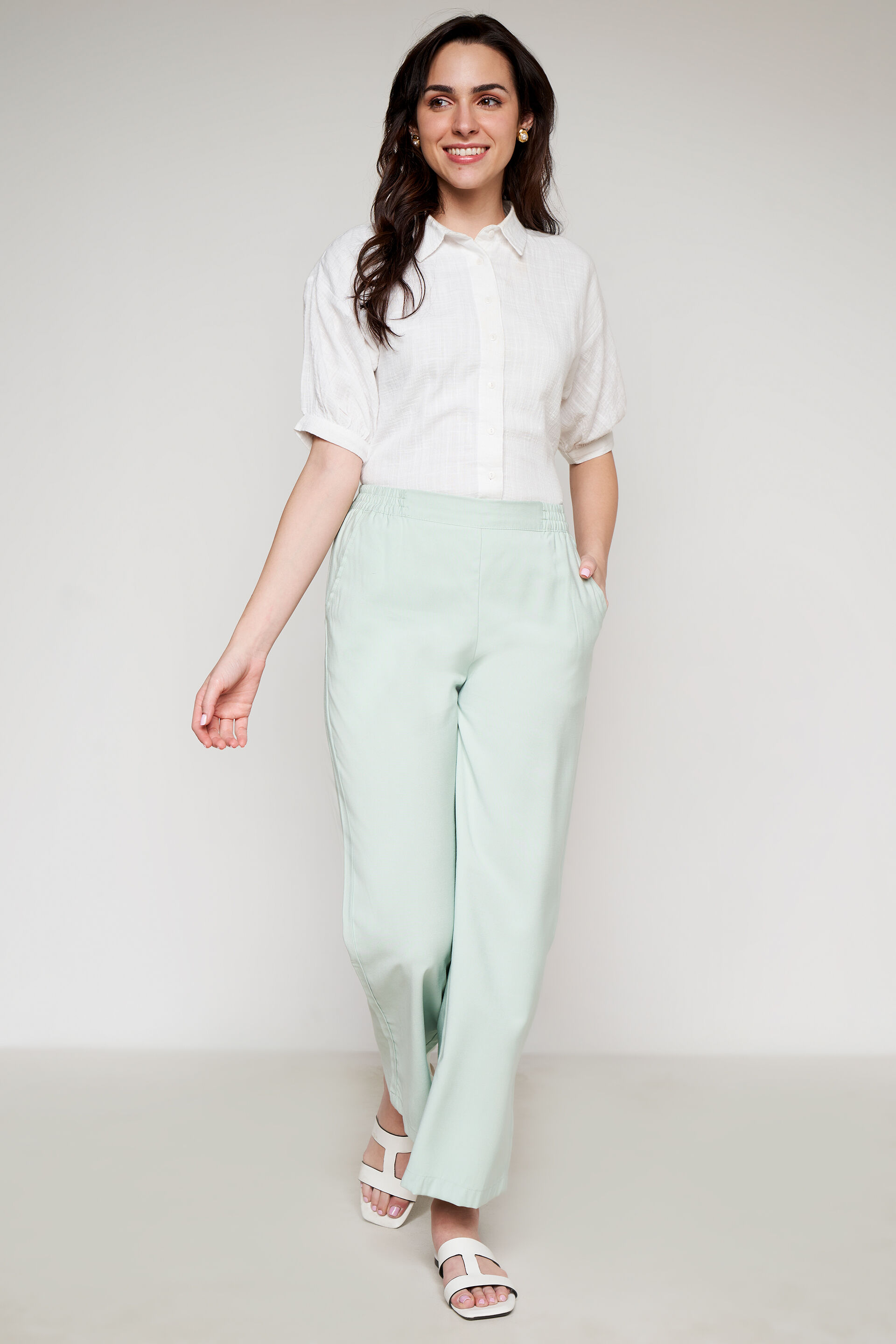 Sage Green Culottes, Sage Green, image 2