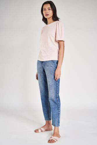 1 - Pink Solid A-Line Top, image 1