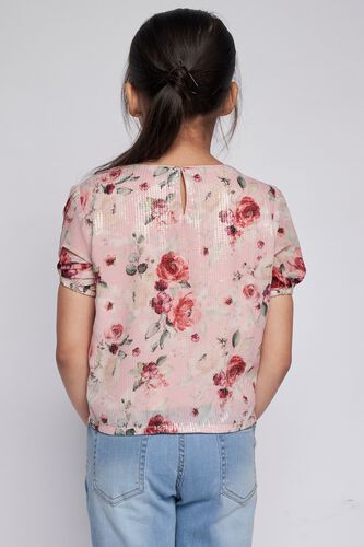 4 - Pink Floral Straight Top, image 7