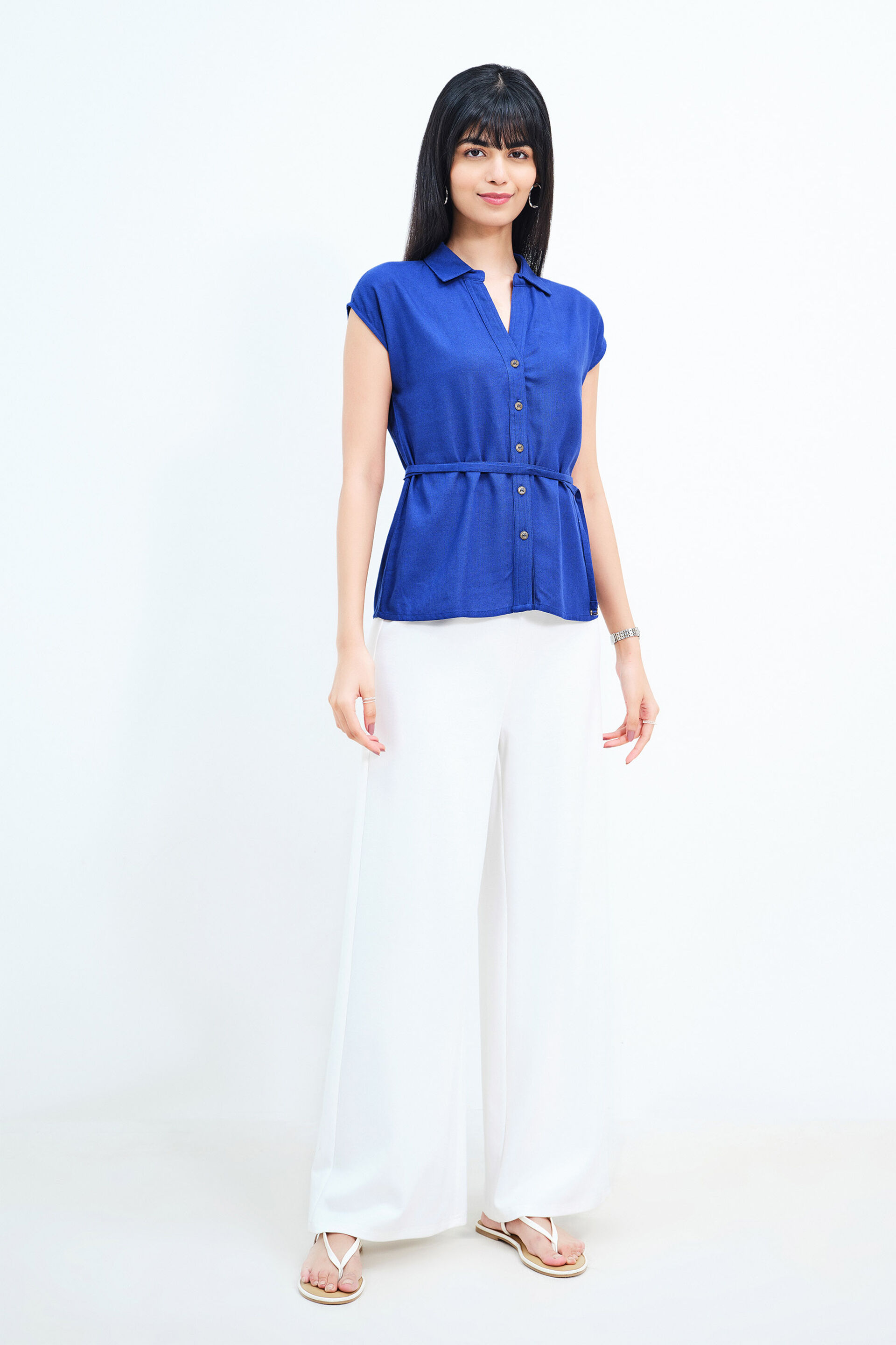 Charming Cobalt Shirt, Blue, image 2