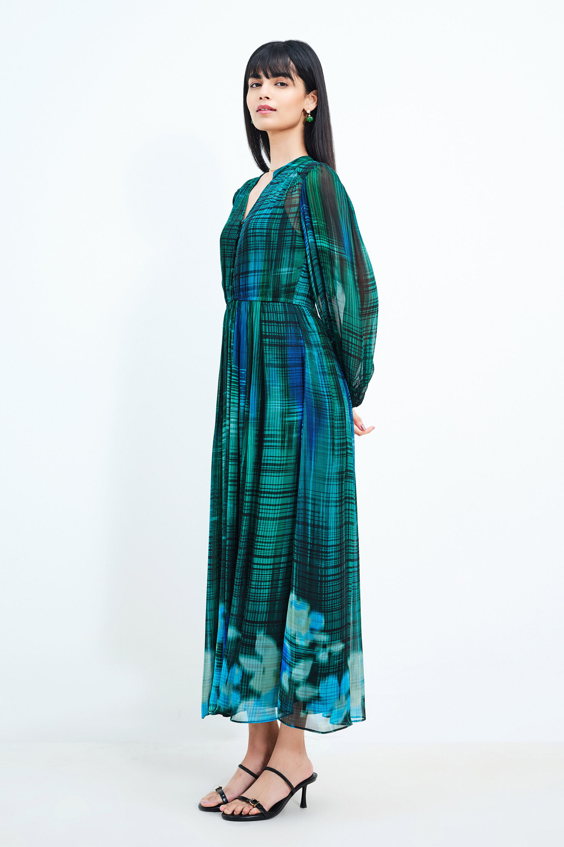 Green Aura Evening Gown, Green, image 4