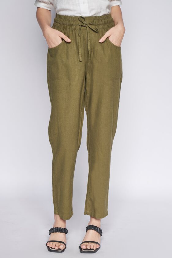 1 - Olive Solid Straight Bottom, image 1