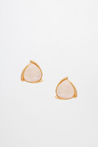 Off White Brass Earring, , image 1