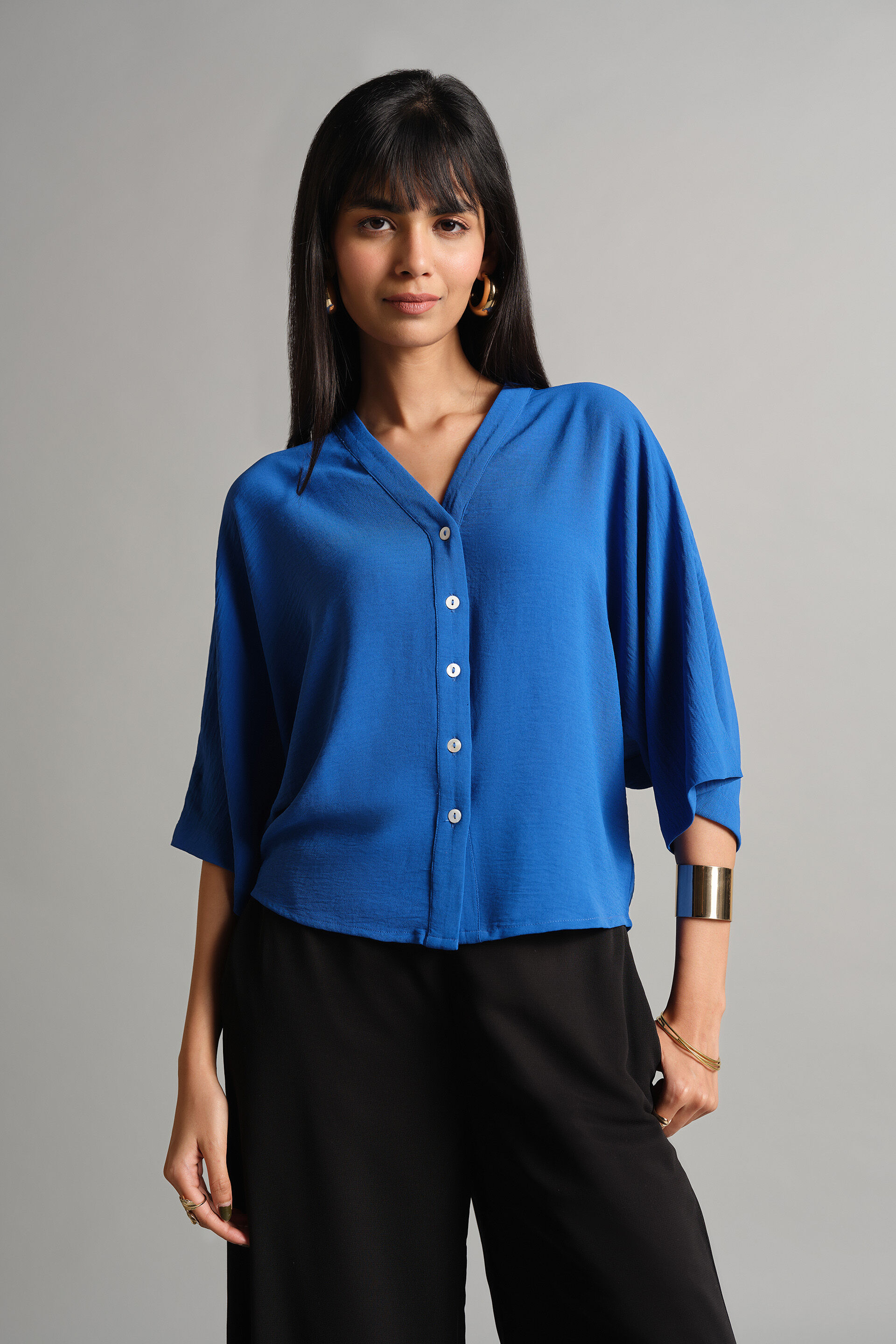 Blue Vibe Top, Blue, image 1