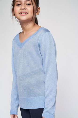 5 - Powder Blue Solid Straight Top, image 5