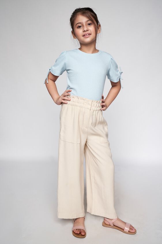 1 - Powder Blue Solid Straight Top, image 1