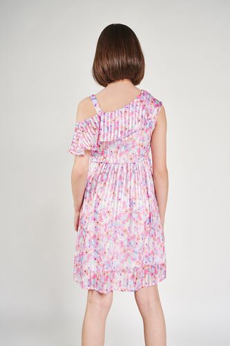 6 - Multi Color Floral Printed Fit And Flare Dress, image 6