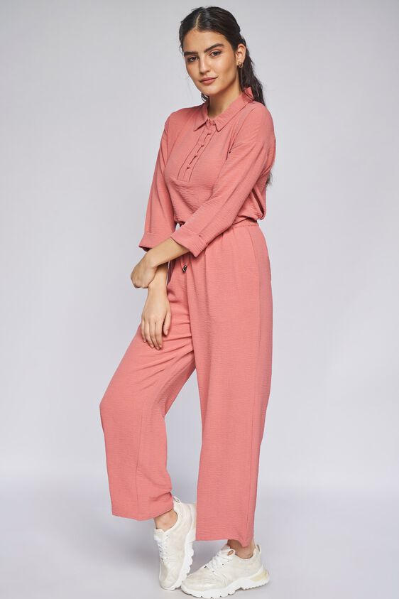 4 - Peach Solid Straight Set, image 5