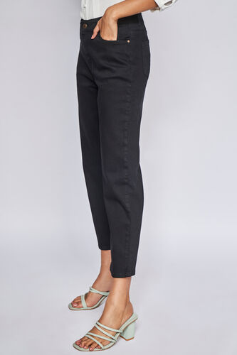 Black Solid Straight Bottom, Black, image 6