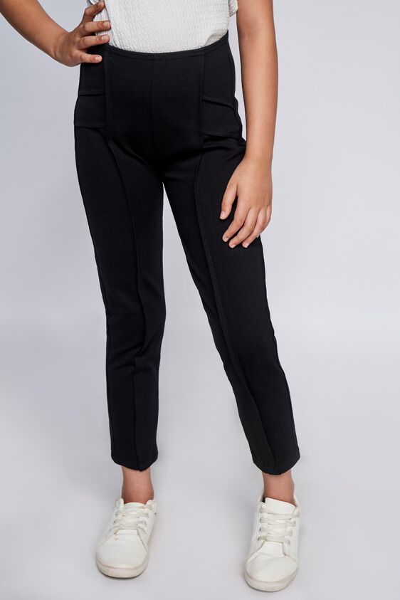2 - Black Solid Straight Bottom, image 2