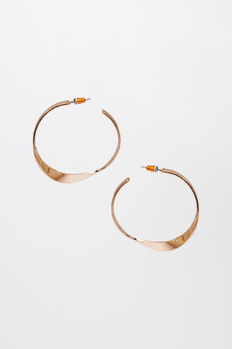 Gold Brass Earring, , image 1