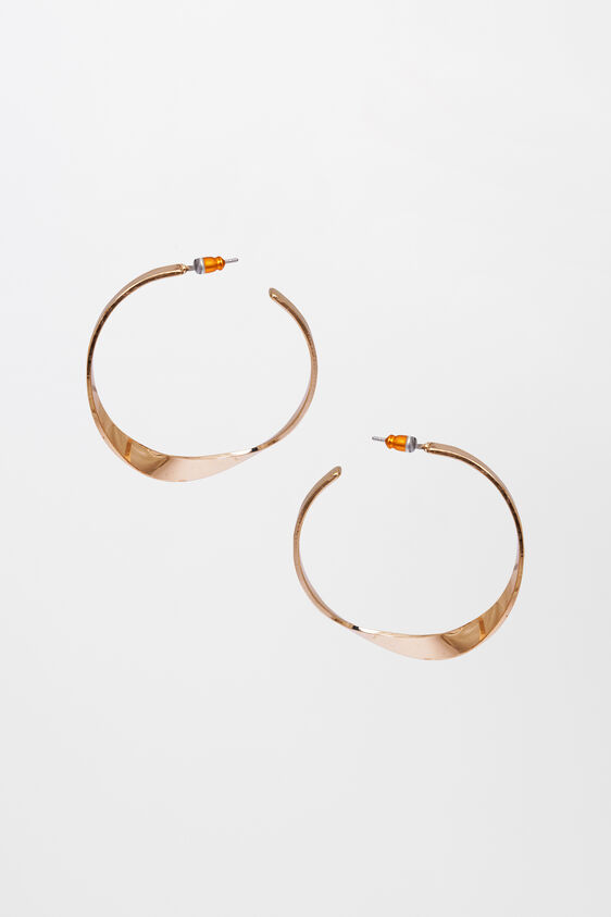 Gold Brass Earring, , image 1
