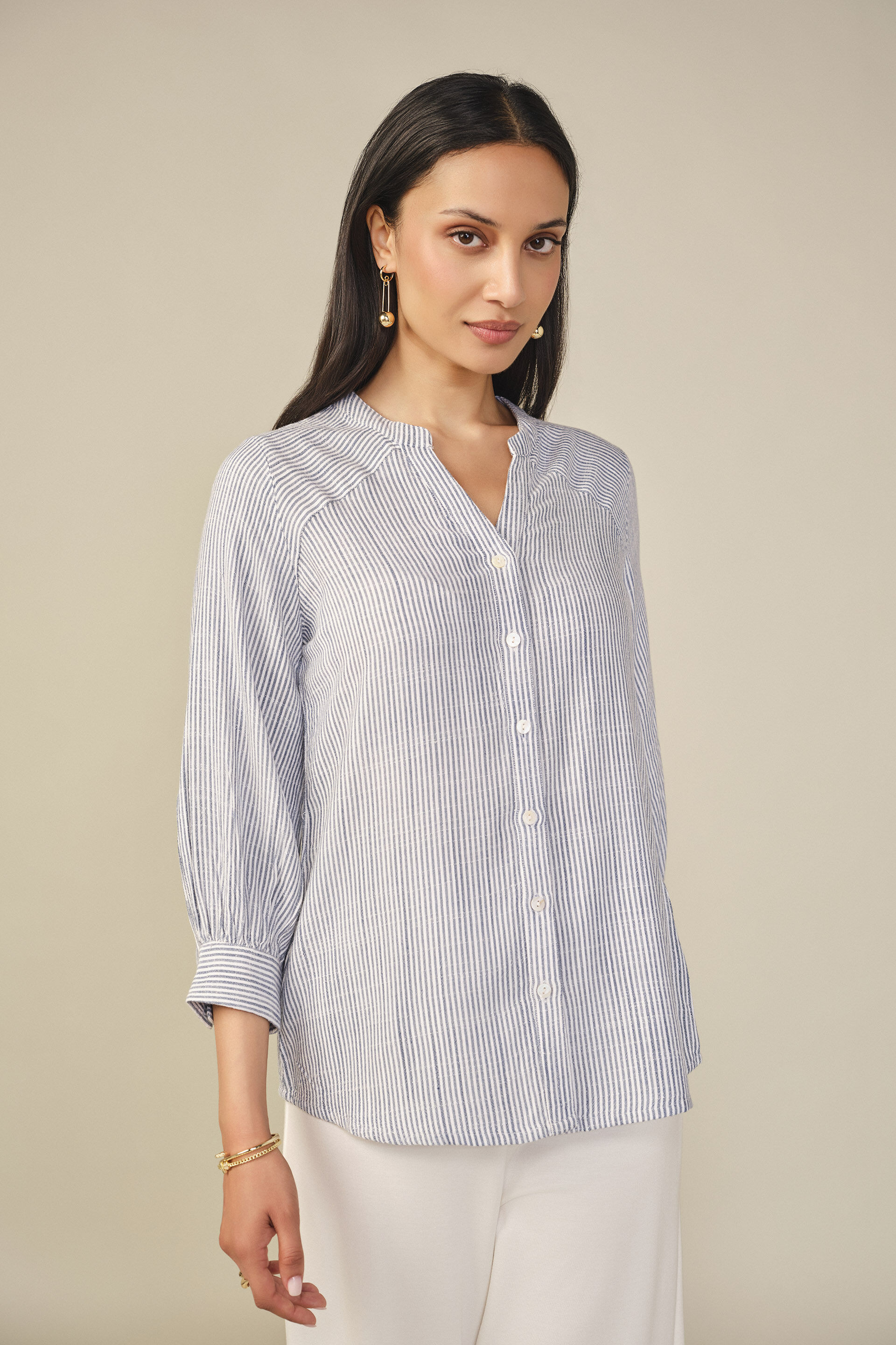 Blue Striped Shirt
