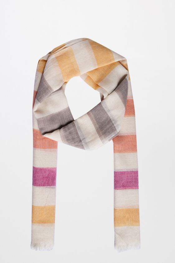 1 - Multi Color Cotton Scarf, image 1