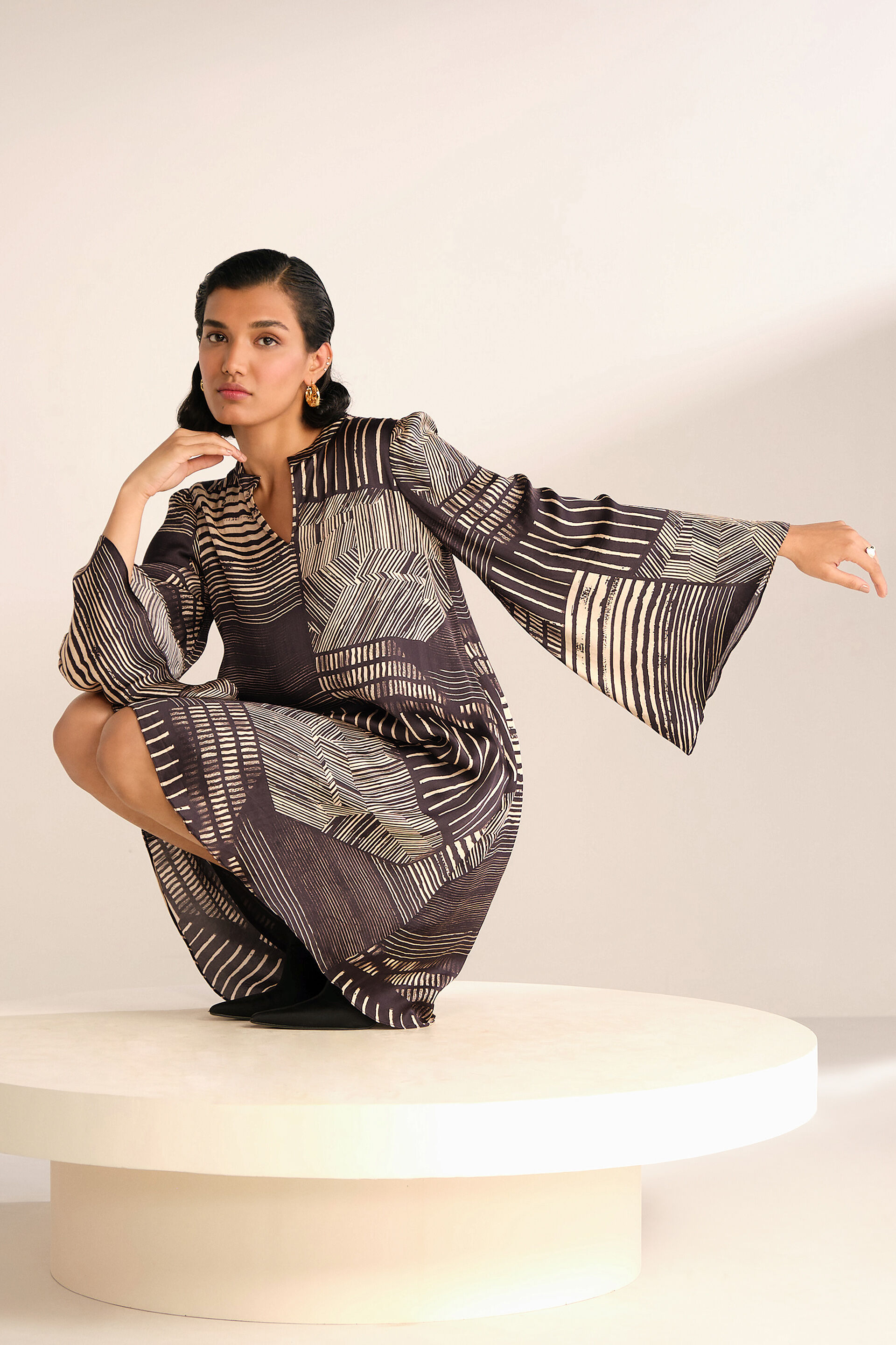 Shanda Modal Dress, Black, image 2