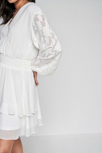 Vanilla Ice Short Dress, White, image 6