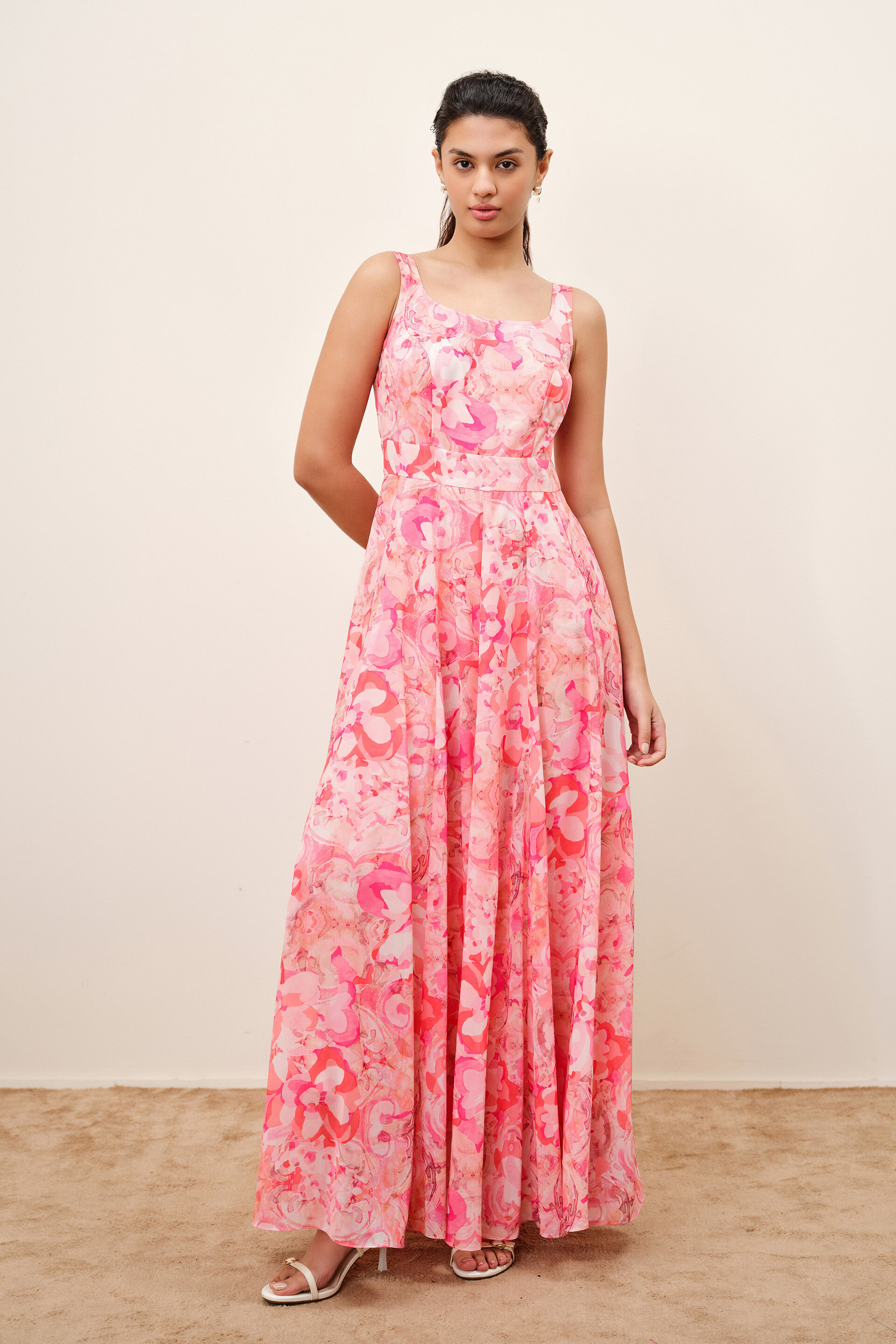 Shades of Pink Maxi Dress