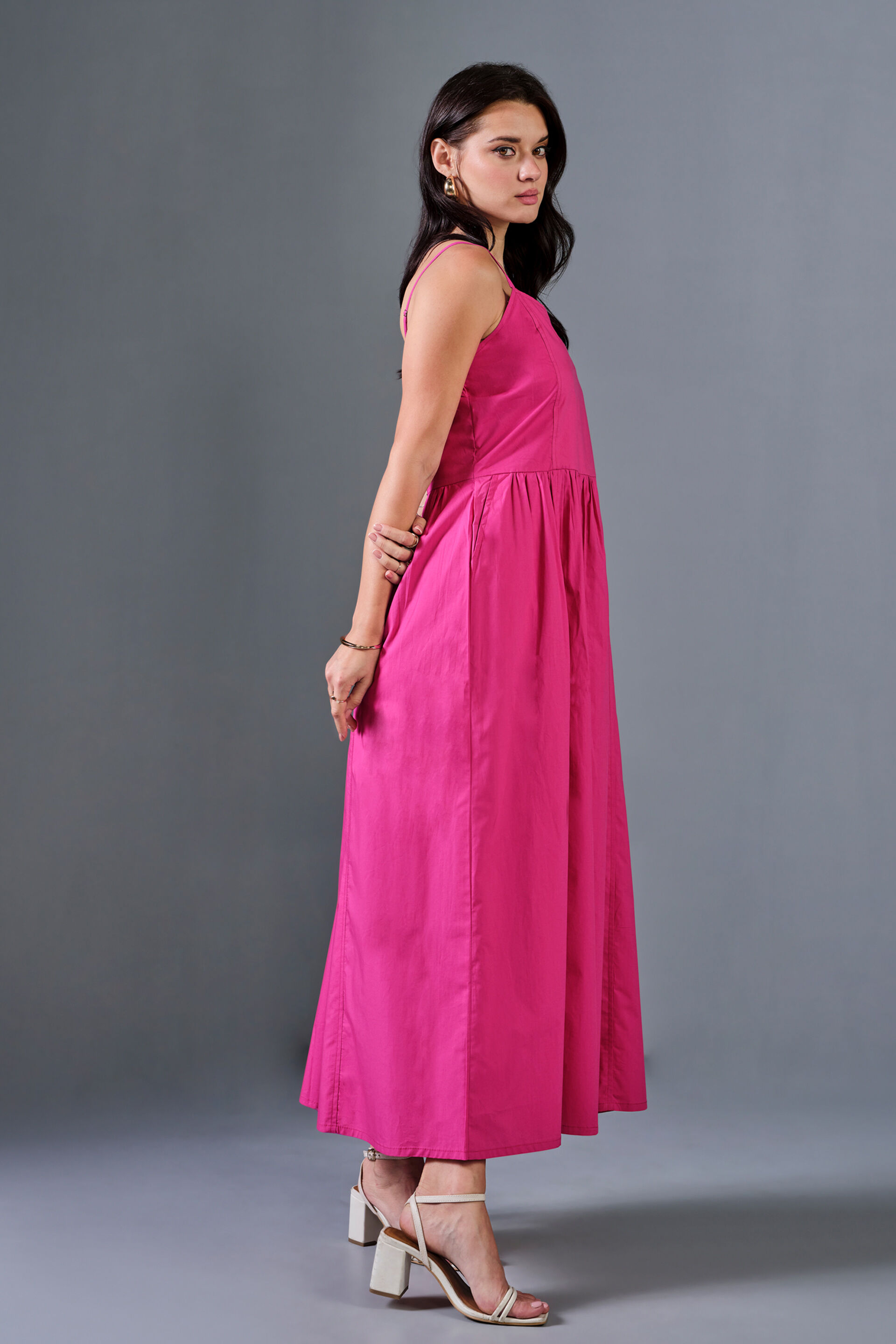 Sweet Nothings Cotton Dress, Pink, image 4