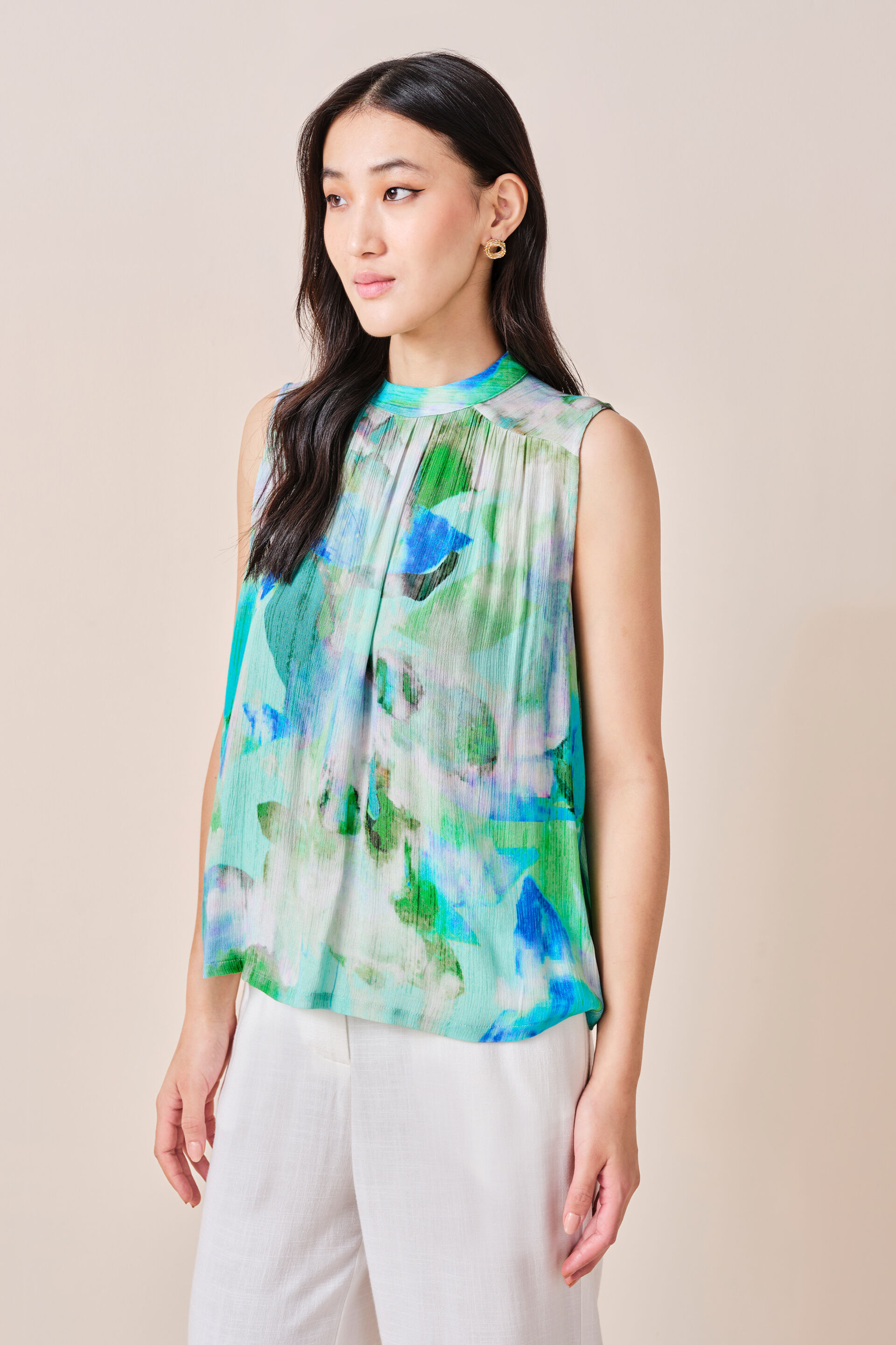 Ocean Bliss Viscose Top, Multi Color, image 5