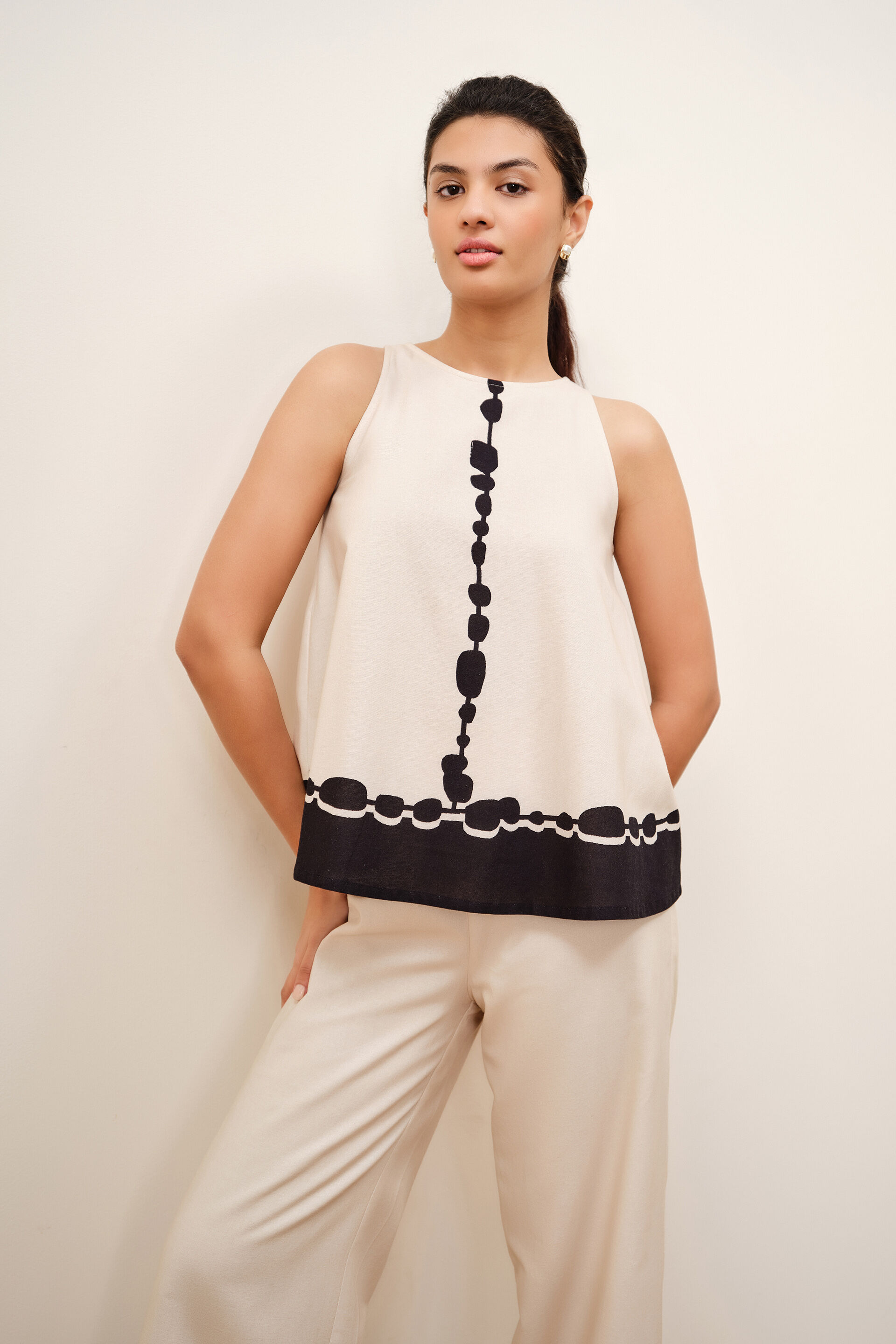 Bernadette Beige Co-ord Set, Beige, image 4