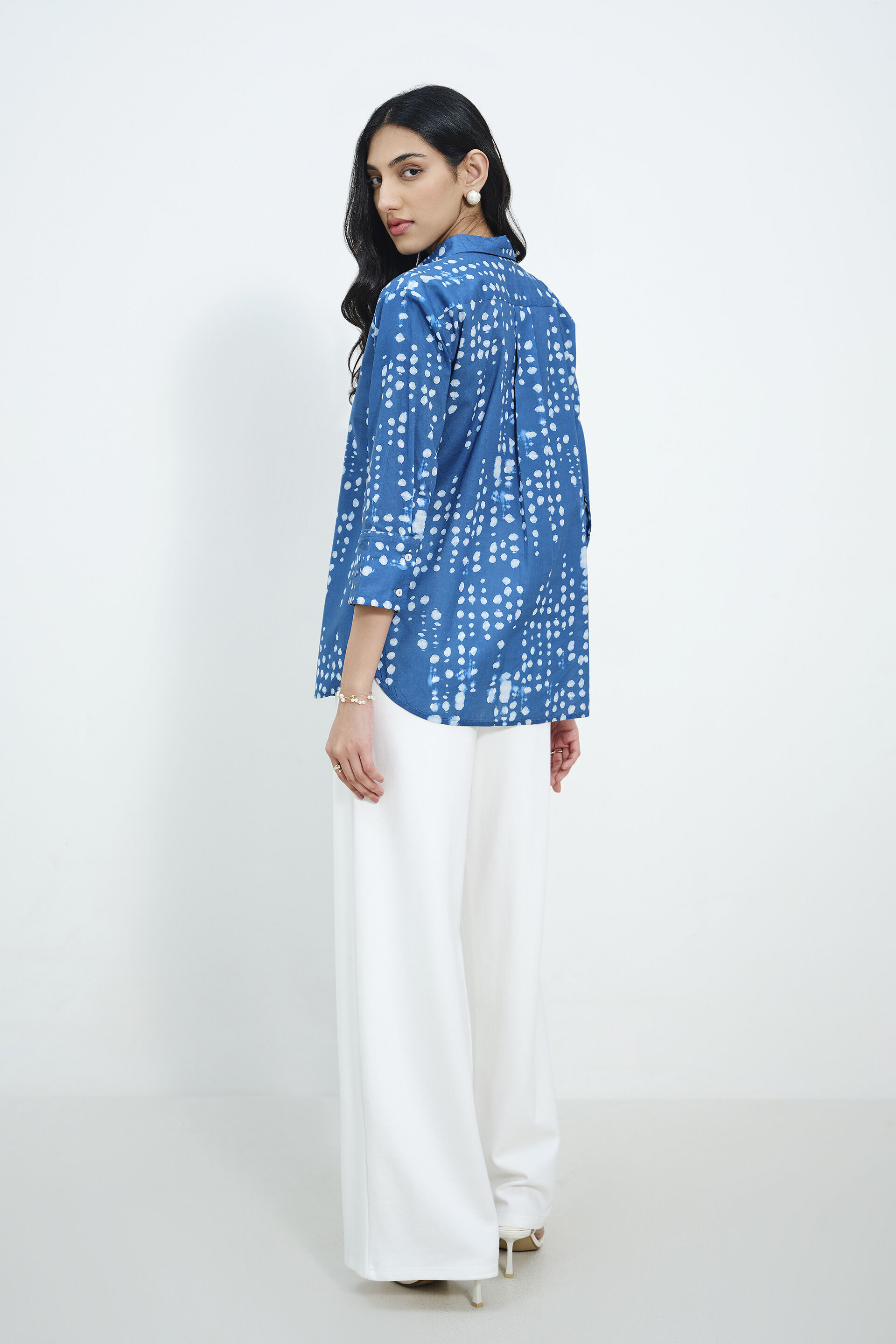 Sparkling Stream Shirt, Blue, image 5