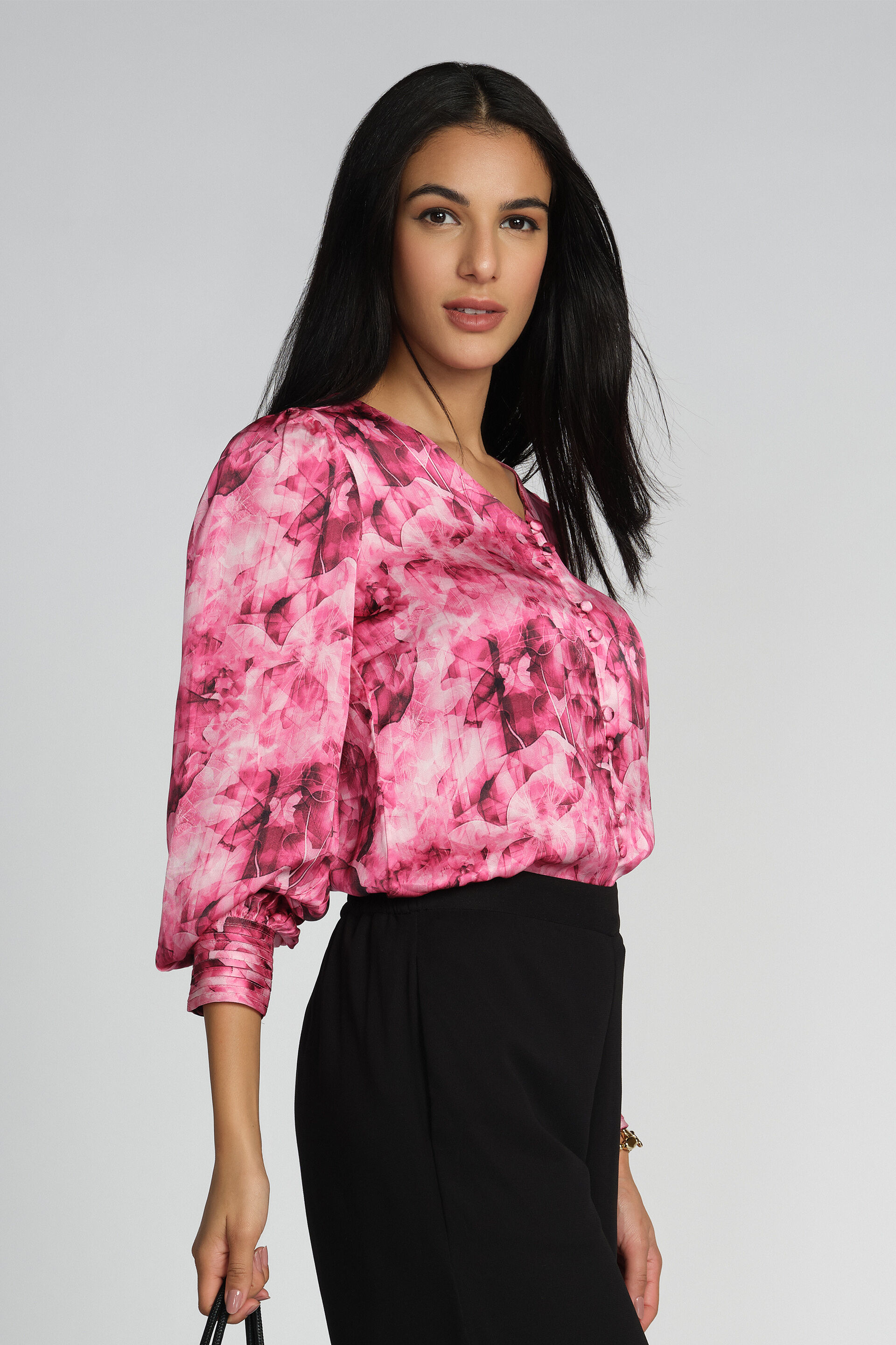 Rhoswen Modal Top, Pink, image 2