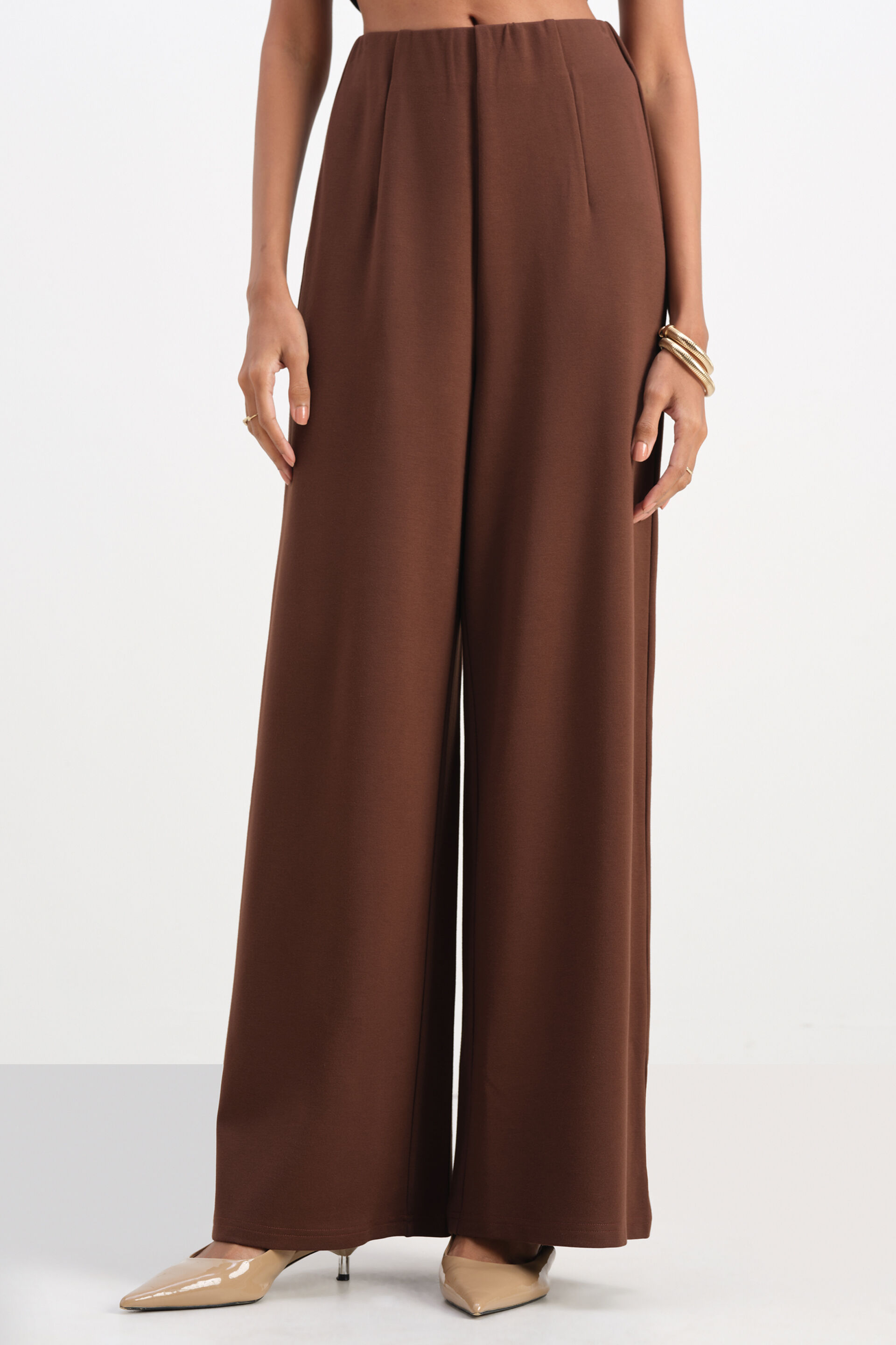Rich Brown Pants, Brown, image 1