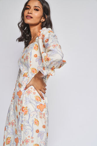 Multi Floral Straight Dress, , image 3