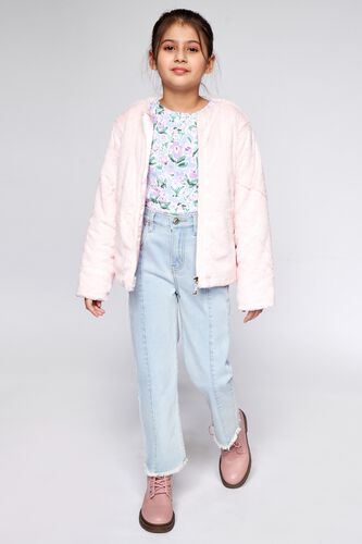 1 - Medium Blue Solid Straight Bottom, image 1