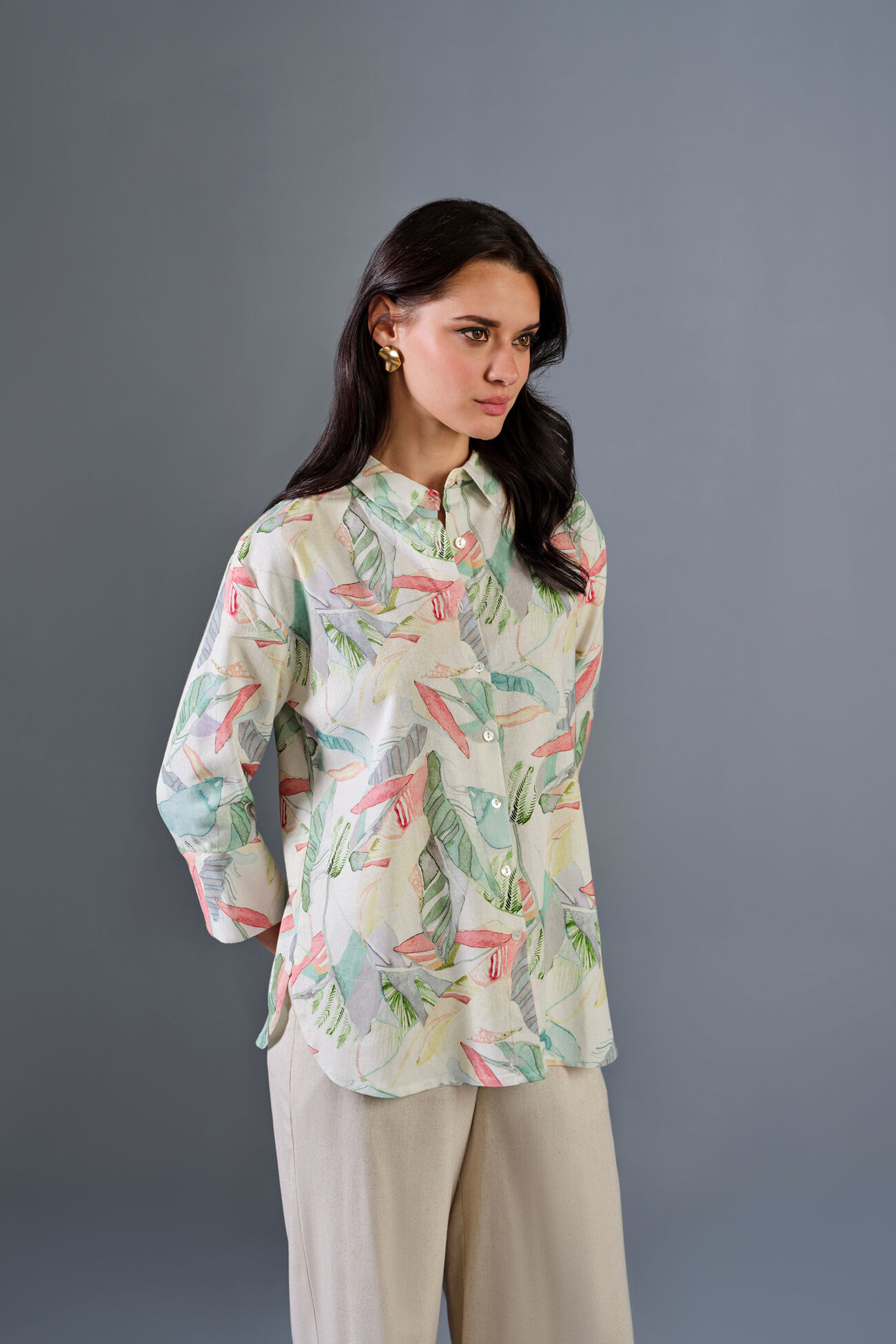 Perennial Viscose Blend Shirt, Multi Color, image 6