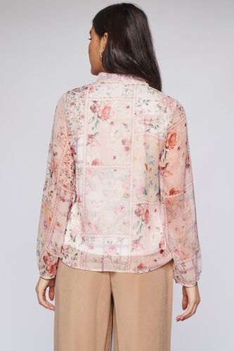 4 - Multi Floral Straight Top, image 4