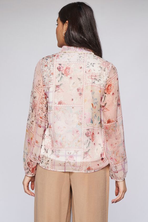 4 - Multi Floral Straight Top, image 4