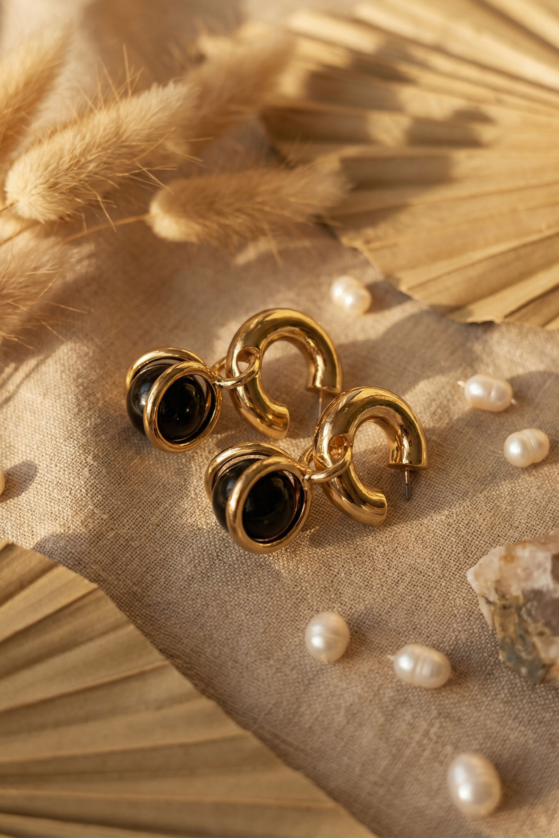 Orel Black Danglers, , image 2