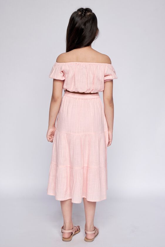 8 - Pink Self Design Flared Set, image 8