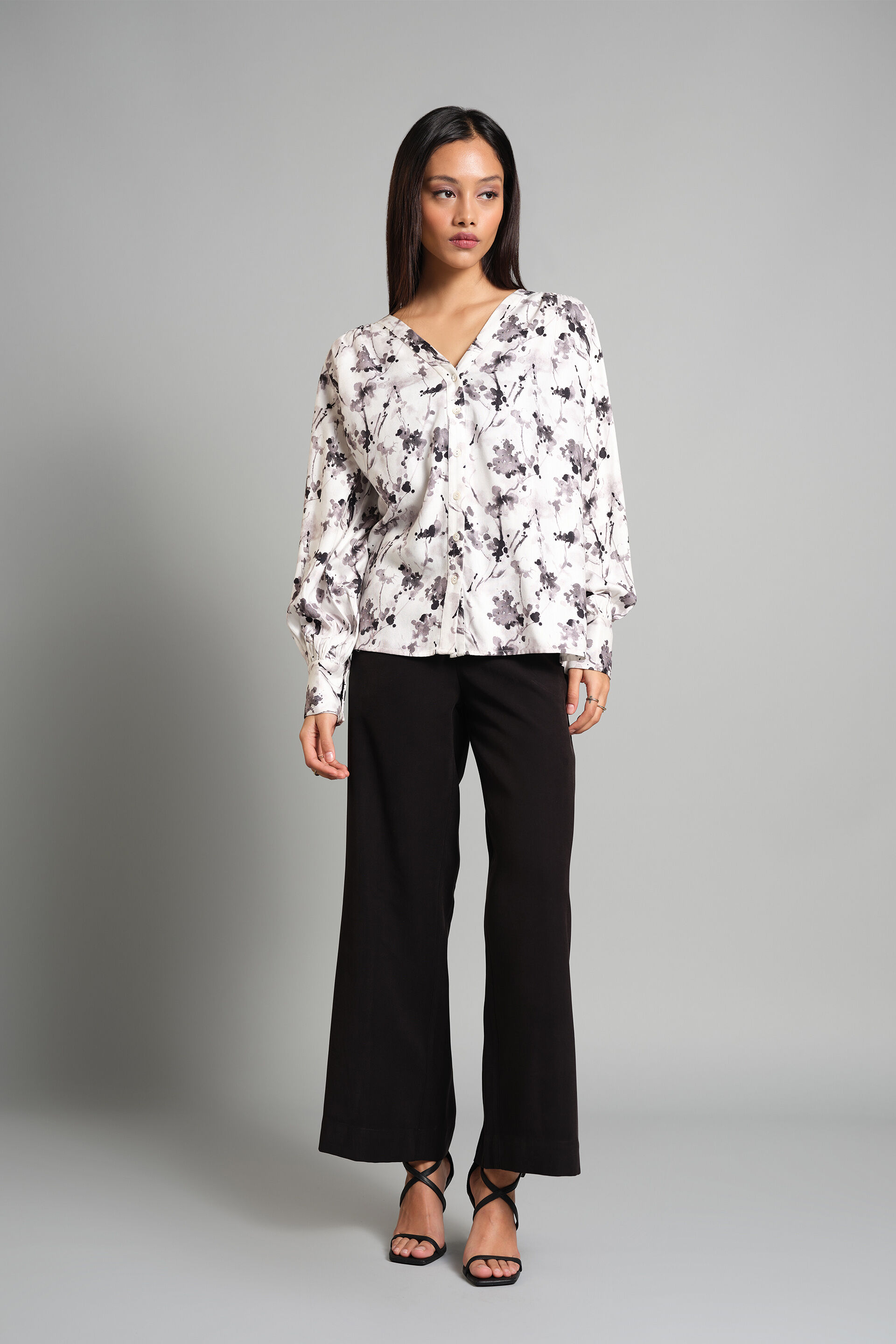 Mountain Flower Top, White, image 2