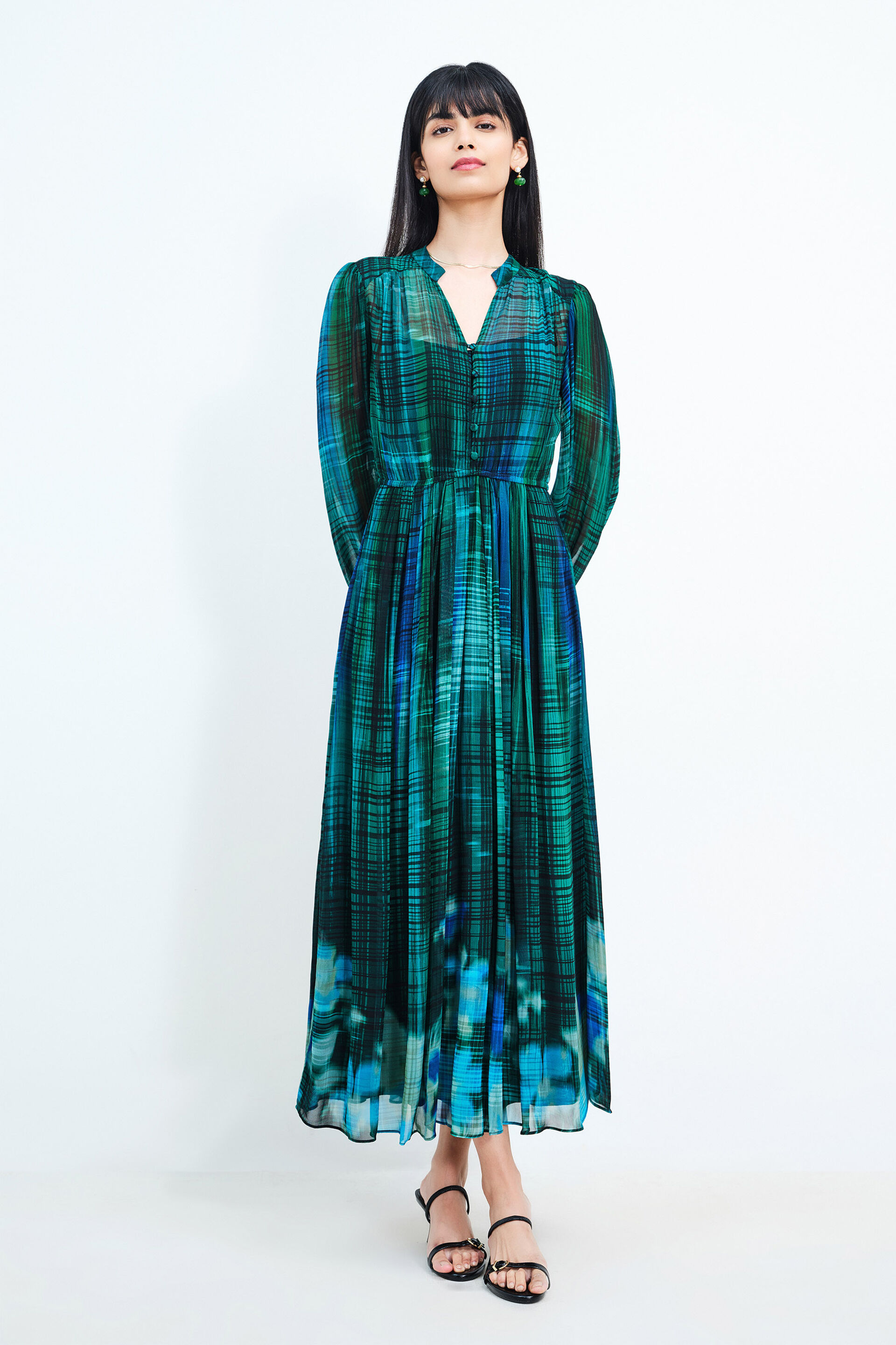 Green Aura Evening Gown, Green, image 1