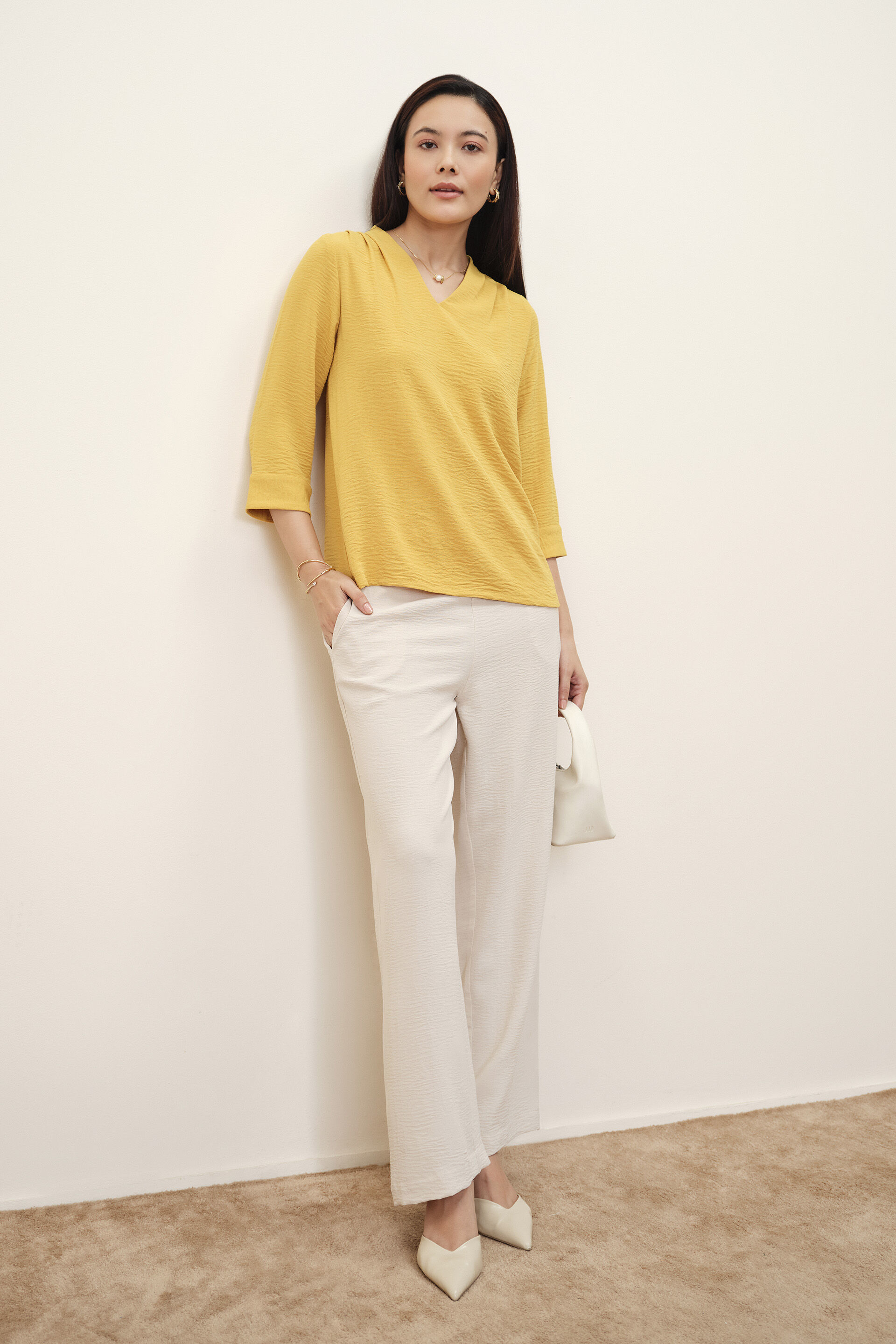 Priscilla Yellow Top, Yellow, image 4