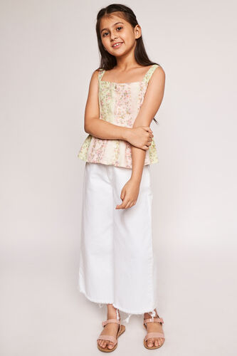 Multi Color Floral Flared Top, Multi Color, image 2
